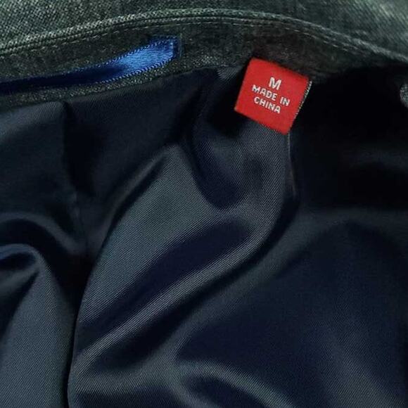 Johnson & Murphy Blazer Sport Coat Mens 42R M XC4 Performance Lightweight Gray - Picture 5 of 10